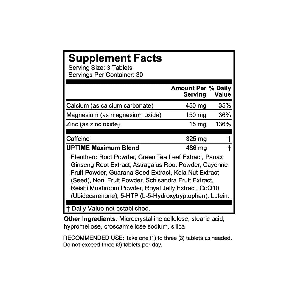 Maximum Energy Caffeine Tablets - 90 Ct. Bottle